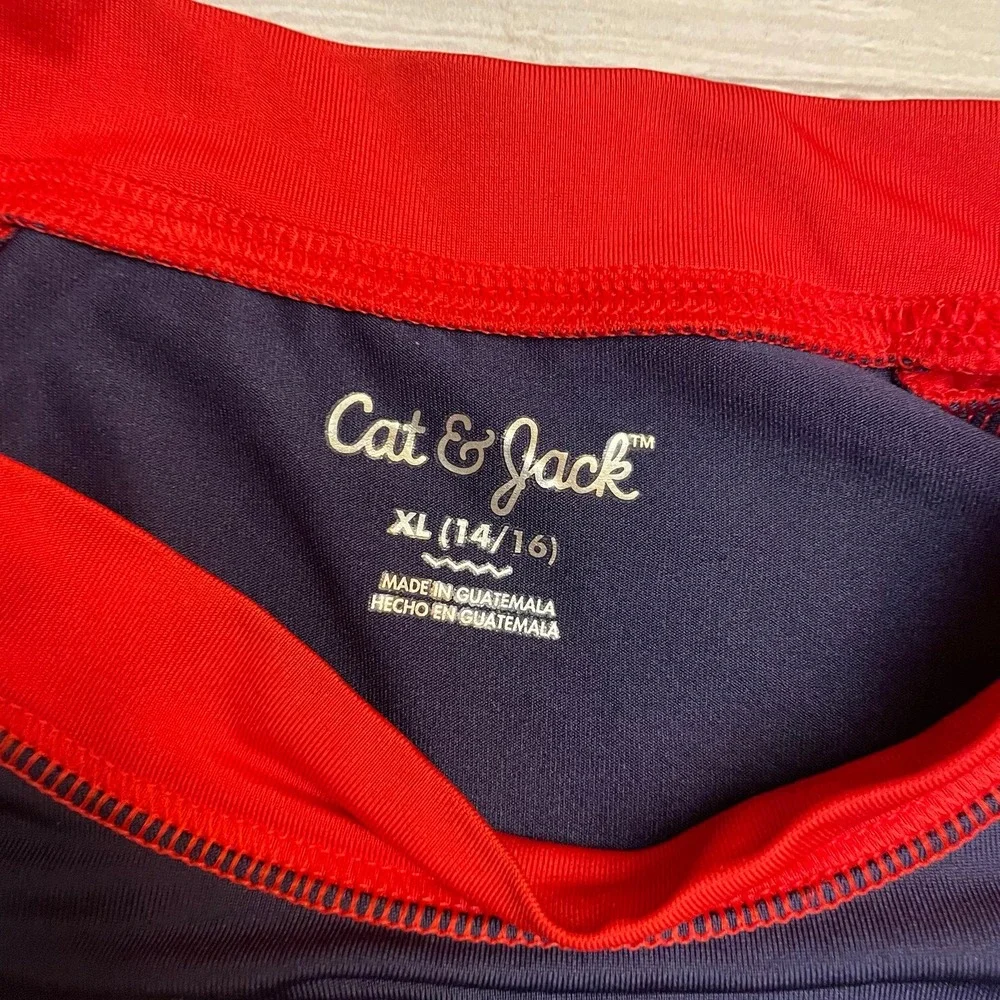Cat and Jack girls‎ lighthouse rashguard 14/16